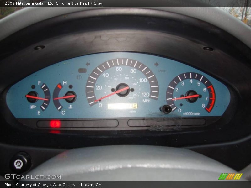 Chrome Blue Pearl / Gray 2003 Mitsubishi Galant ES