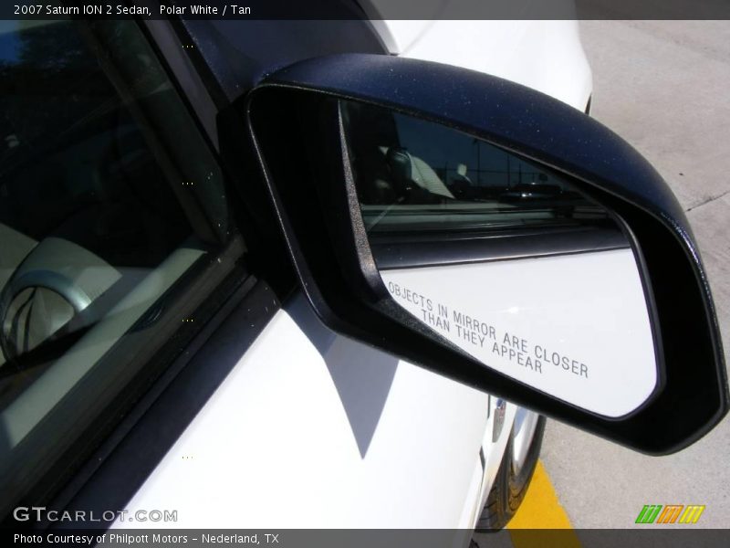 Polar White / Tan 2007 Saturn ION 2 Sedan