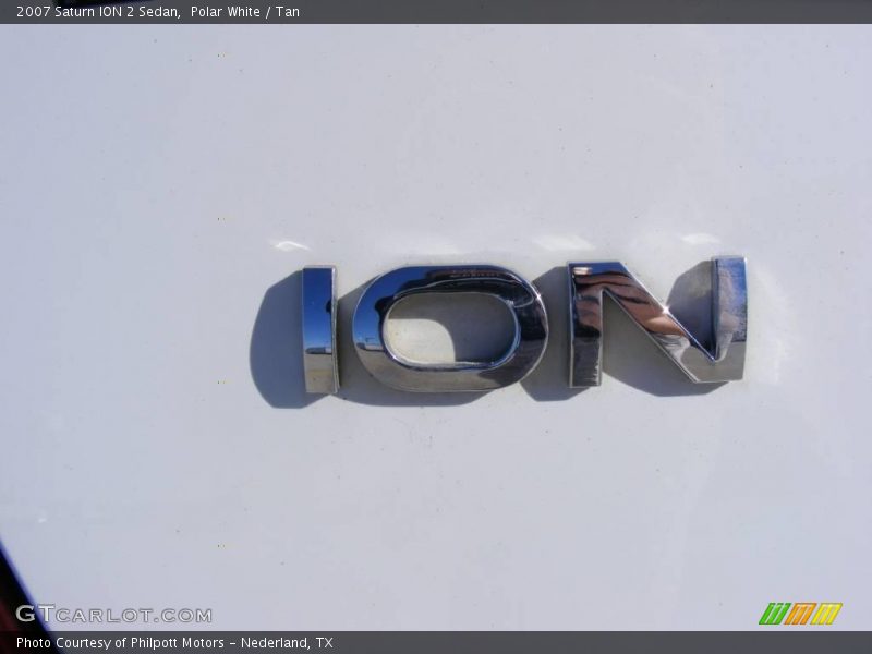 Polar White / Tan 2007 Saturn ION 2 Sedan