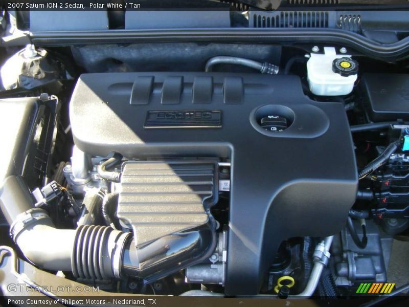 Polar White / Tan 2007 Saturn ION 2 Sedan