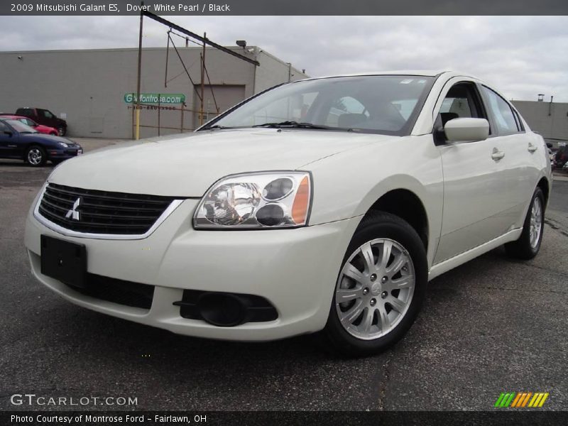 Dover White Pearl / Black 2009 Mitsubishi Galant ES