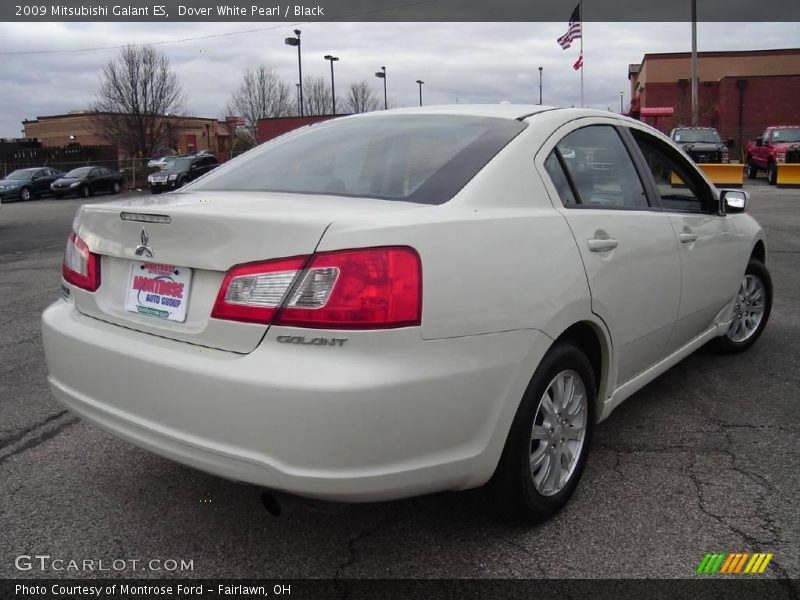 Dover White Pearl / Black 2009 Mitsubishi Galant ES