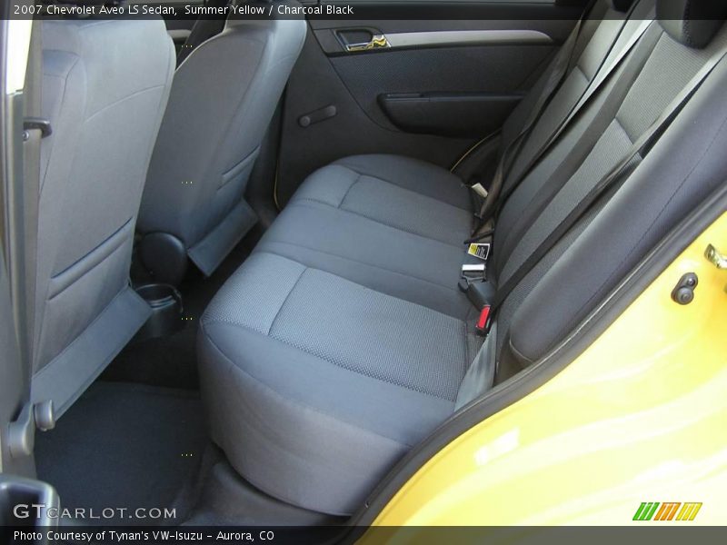 Summer Yellow / Charcoal Black 2007 Chevrolet Aveo LS Sedan