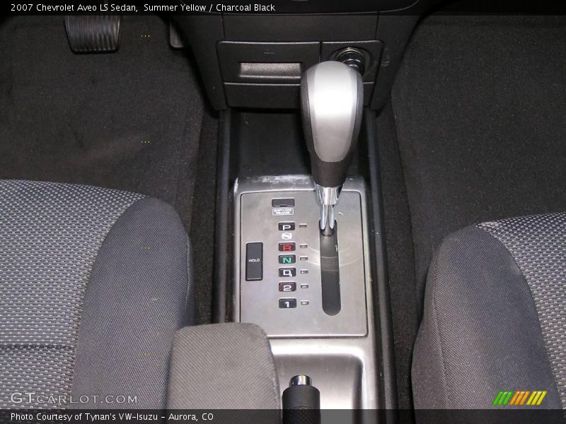 Summer Yellow / Charcoal Black 2007 Chevrolet Aveo LS Sedan