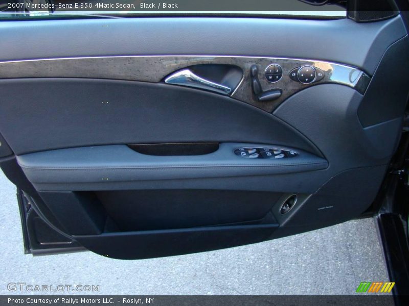 Black / Black 2007 Mercedes-Benz E 350 4Matic Sedan