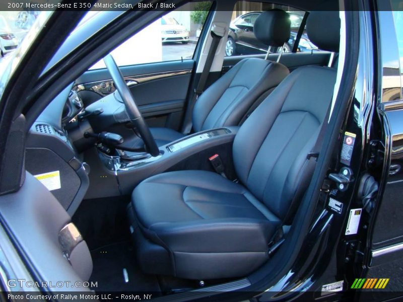 Black / Black 2007 Mercedes-Benz E 350 4Matic Sedan
