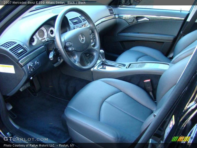 Black / Black 2007 Mercedes-Benz E 350 4Matic Sedan