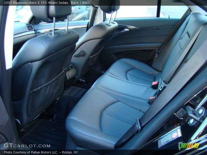 Black / Black 2007 Mercedes-Benz E 350 4Matic Sedan
