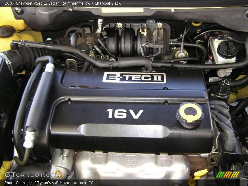 Summer Yellow / Charcoal Black 2007 Chevrolet Aveo LS Sedan