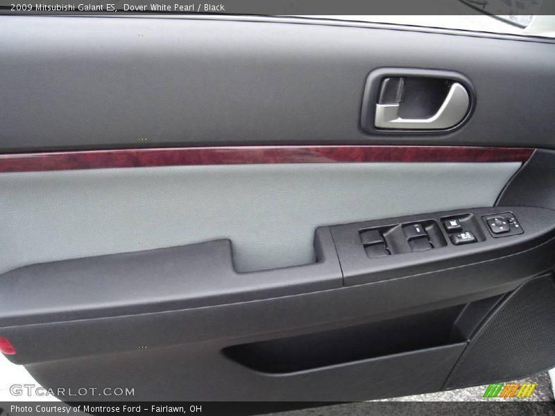 Dover White Pearl / Black 2009 Mitsubishi Galant ES