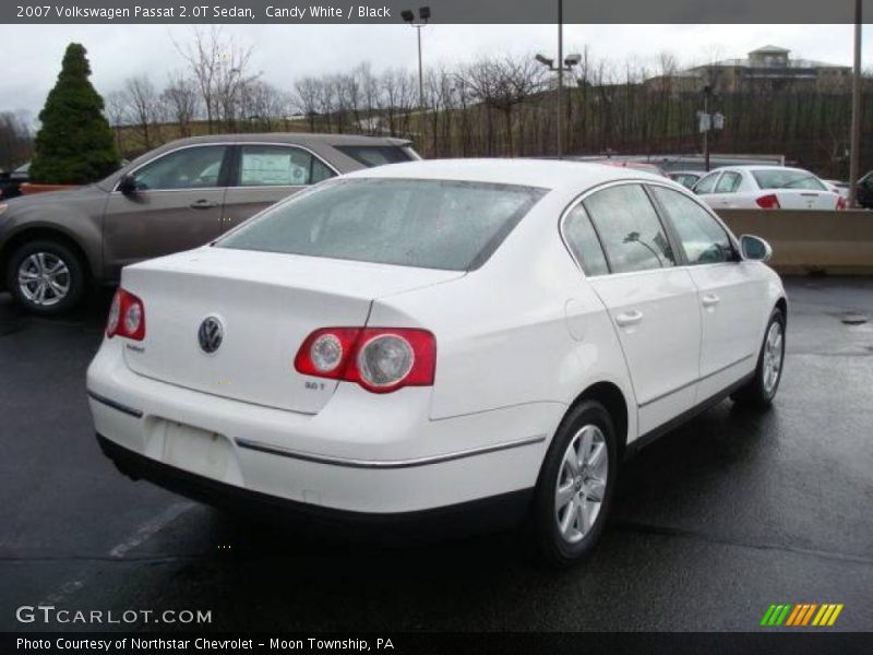 Candy White / Black 2007 Volkswagen Passat 2.0T Sedan