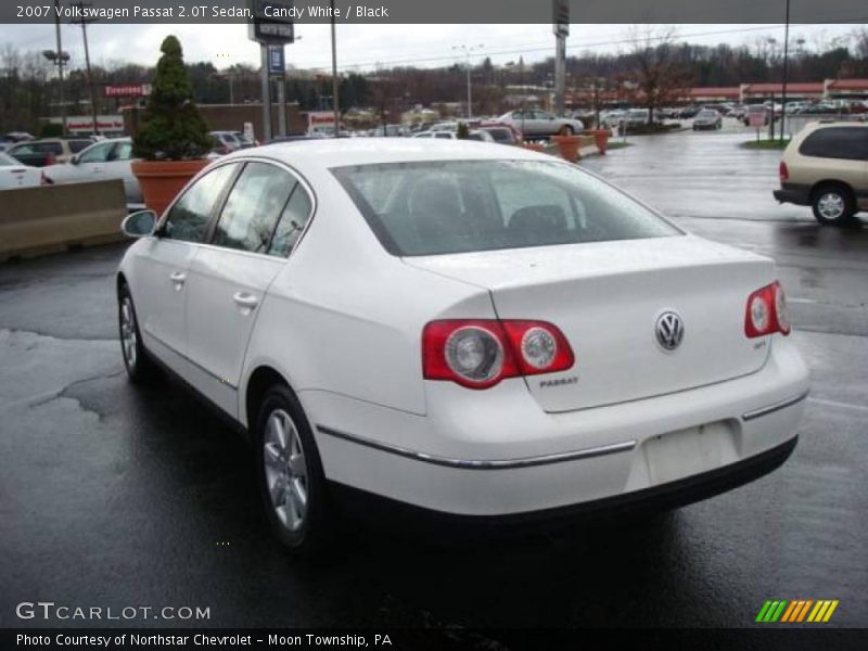 Candy White / Black 2007 Volkswagen Passat 2.0T Sedan