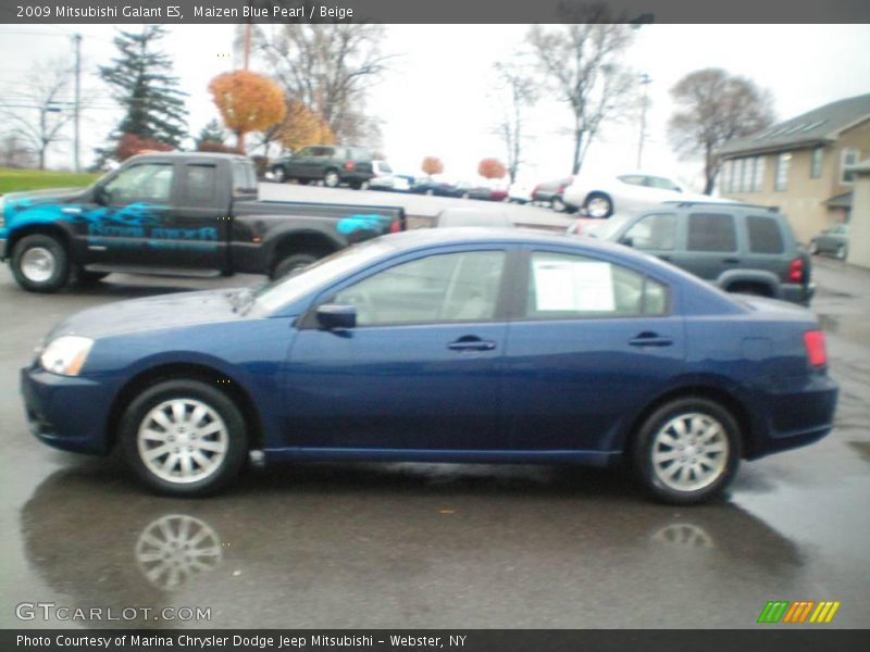 Maizen Blue Pearl / Beige 2009 Mitsubishi Galant ES
