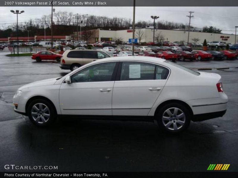 Candy White / Black 2007 Volkswagen Passat 2.0T Sedan