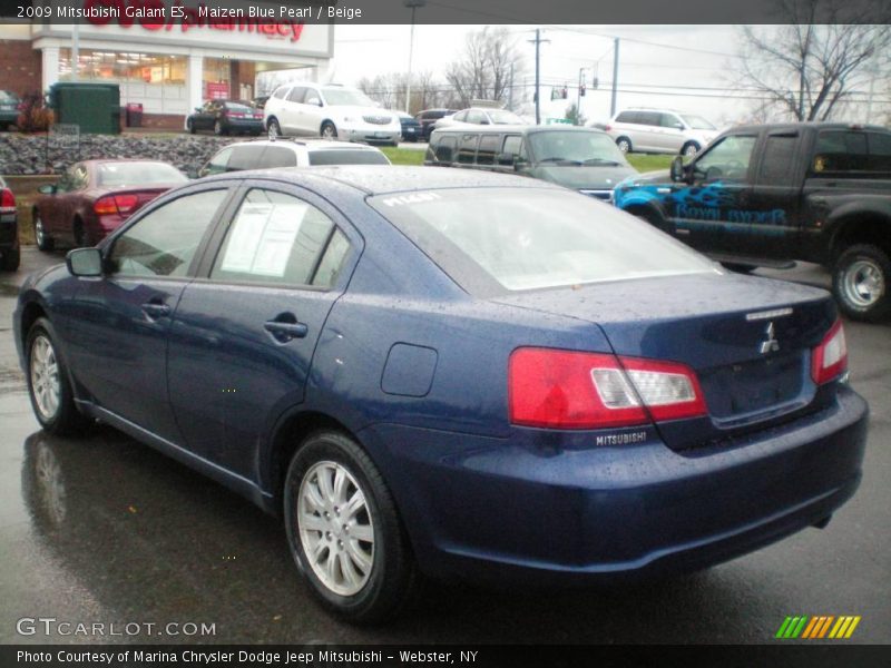 Maizen Blue Pearl / Beige 2009 Mitsubishi Galant ES