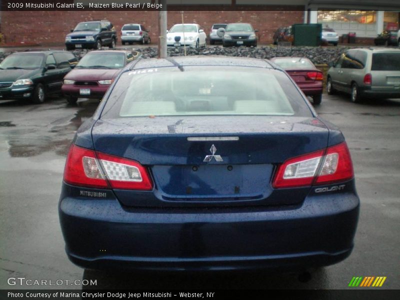 Maizen Blue Pearl / Beige 2009 Mitsubishi Galant ES