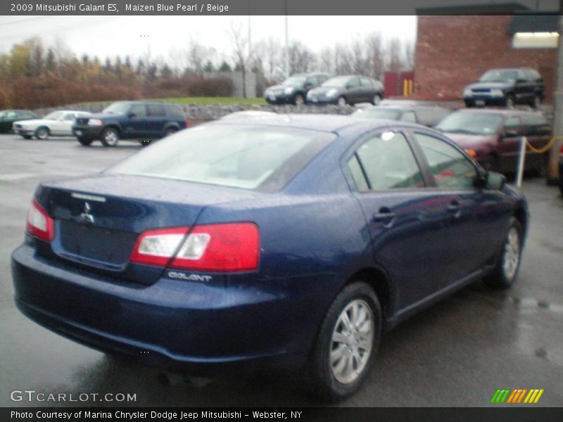 Maizen Blue Pearl / Beige 2009 Mitsubishi Galant ES