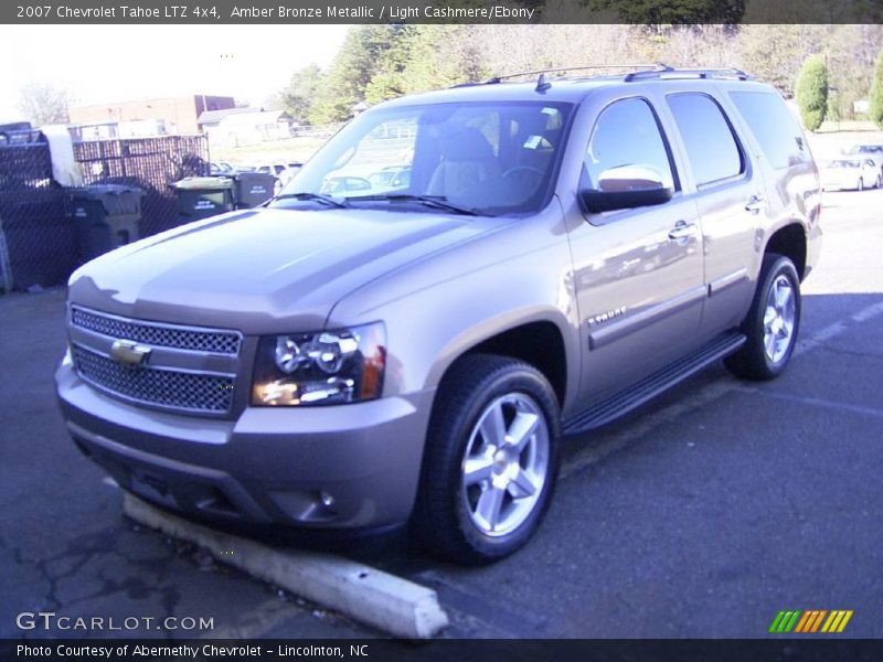 Amber Bronze Metallic / Light Cashmere/Ebony 2007 Chevrolet Tahoe LTZ 4x4