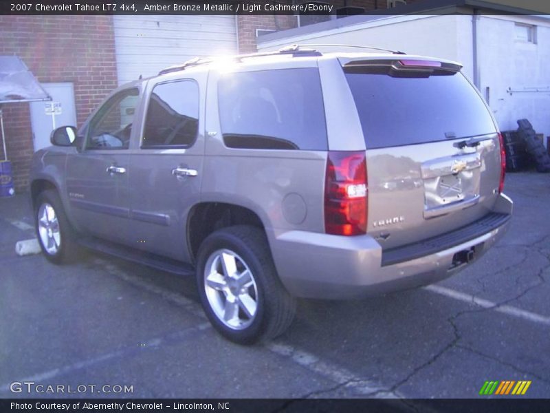 Amber Bronze Metallic / Light Cashmere/Ebony 2007 Chevrolet Tahoe LTZ 4x4