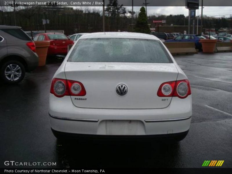 Candy White / Black 2007 Volkswagen Passat 2.0T Sedan