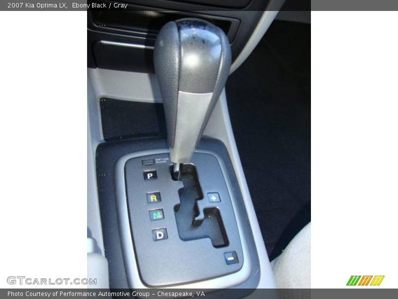 Ebony Black / Gray 2007 Kia Optima LX