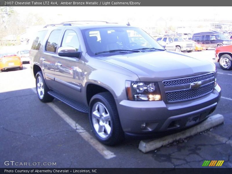 Amber Bronze Metallic / Light Cashmere/Ebony 2007 Chevrolet Tahoe LTZ 4x4
