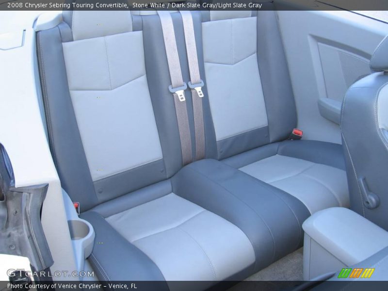 Stone White / Dark Slate Gray/Light Slate Gray 2008 Chrysler Sebring Touring Convertible
