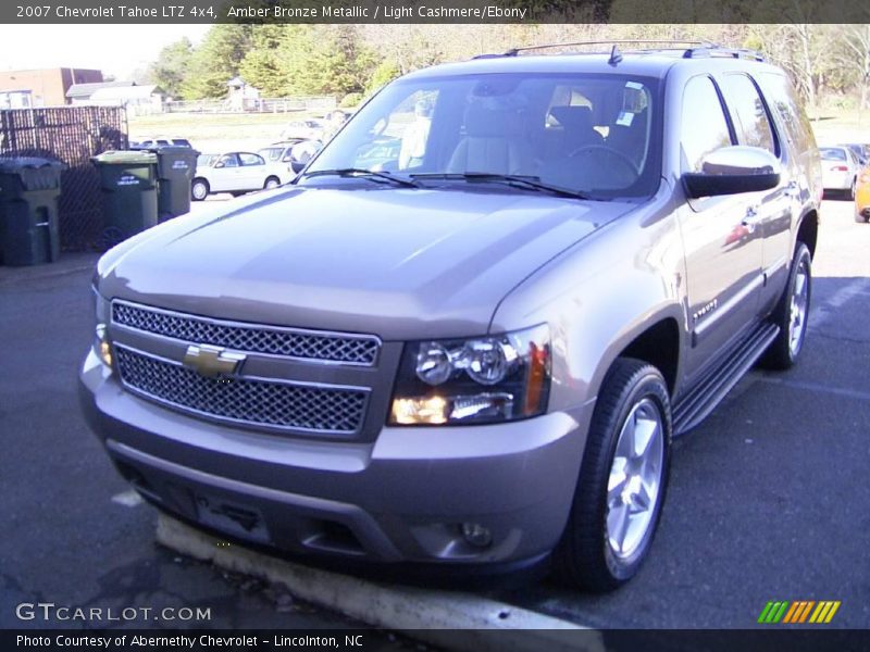 Amber Bronze Metallic / Light Cashmere/Ebony 2007 Chevrolet Tahoe LTZ 4x4