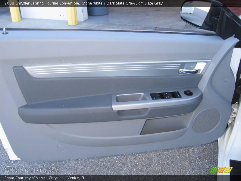 Stone White / Dark Slate Gray/Light Slate Gray 2008 Chrysler Sebring Touring Convertible