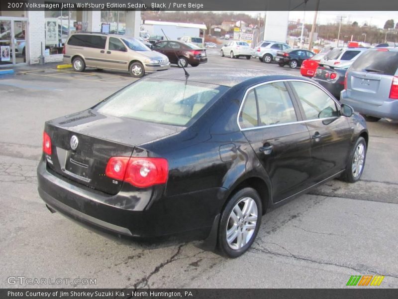 Black / Pure Beige 2007 Volkswagen Jetta Wolfsburg Edition Sedan