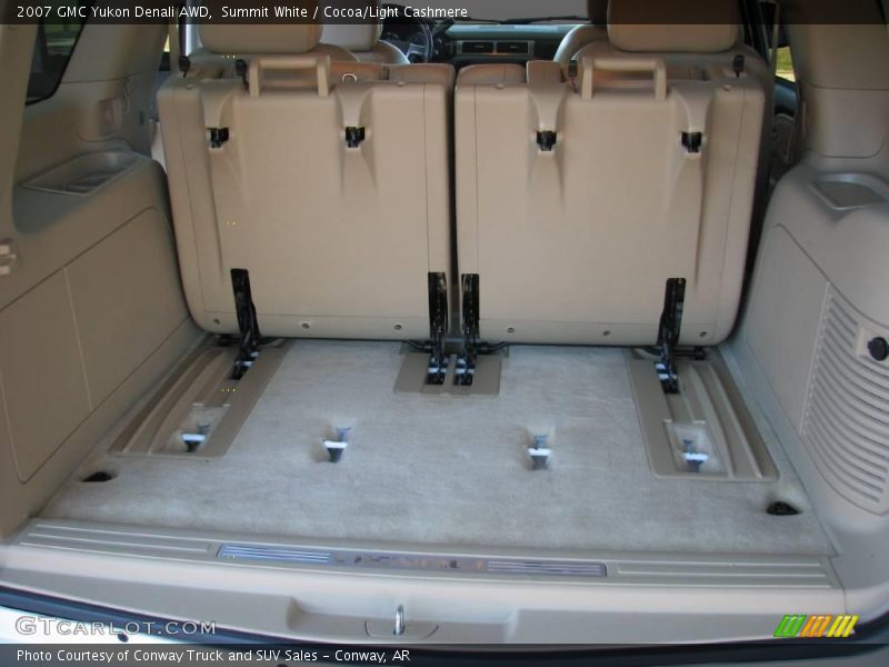 Summit White / Cocoa/Light Cashmere 2007 GMC Yukon Denali AWD
