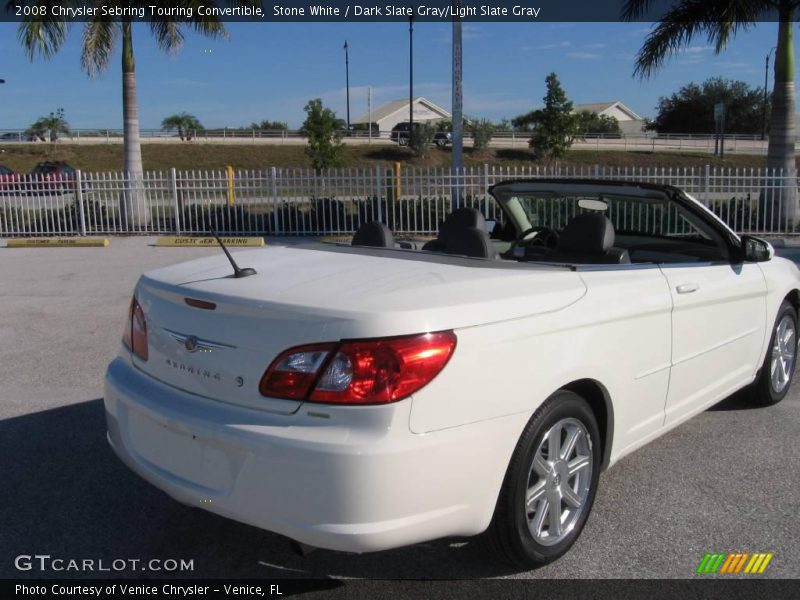 Stone White / Dark Slate Gray/Light Slate Gray 2008 Chrysler Sebring Touring Convertible