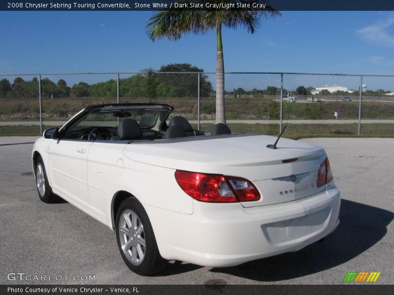 Stone White / Dark Slate Gray/Light Slate Gray 2008 Chrysler Sebring Touring Convertible