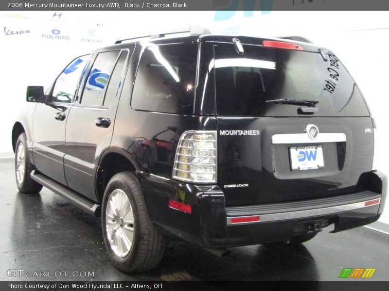 Black / Charcoal Black 2006 Mercury Mountaineer Luxury AWD