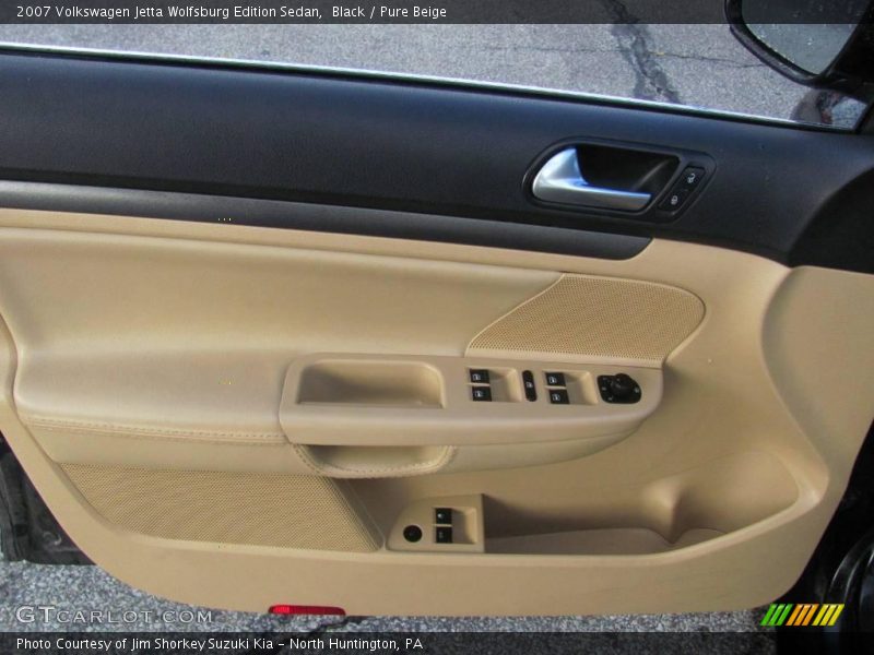 Black / Pure Beige 2007 Volkswagen Jetta Wolfsburg Edition Sedan