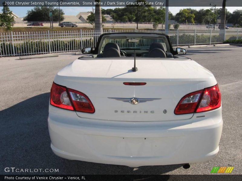 Stone White / Dark Slate Gray/Light Slate Gray 2008 Chrysler Sebring Touring Convertible