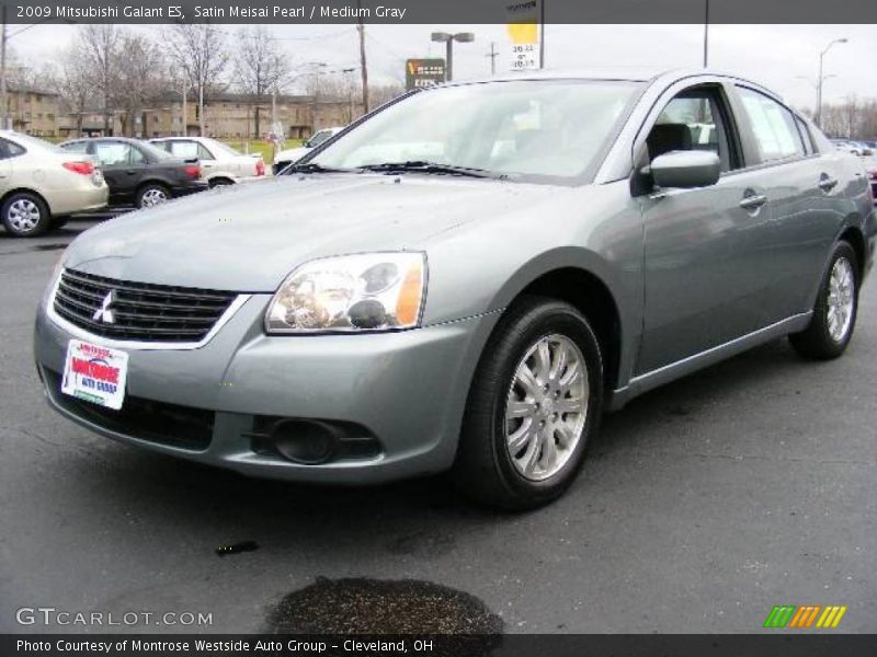 Satin Meisai Pearl / Medium Gray 2009 Mitsubishi Galant ES