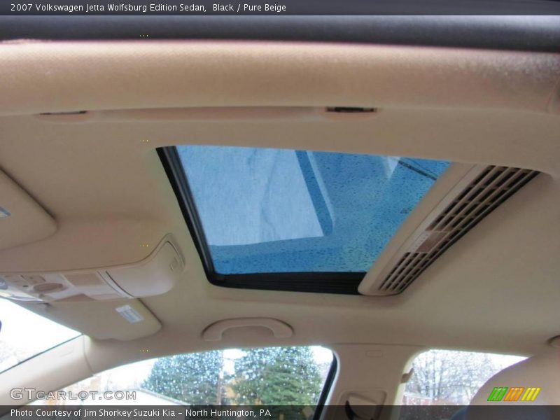 Black / Pure Beige 2007 Volkswagen Jetta Wolfsburg Edition Sedan