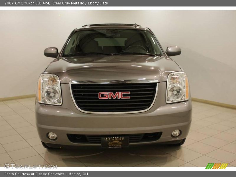 Steel Gray Metallic / Ebony Black 2007 GMC Yukon SLE 4x4