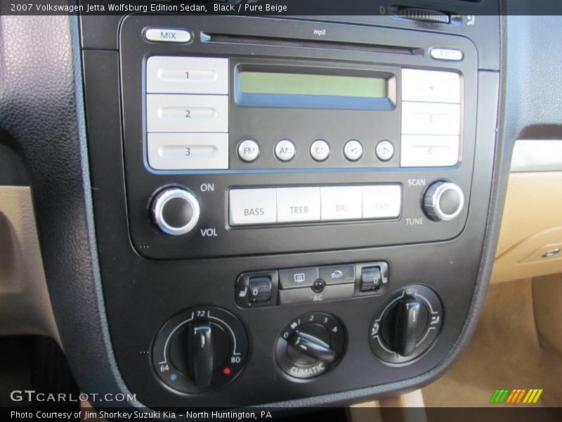 Black / Pure Beige 2007 Volkswagen Jetta Wolfsburg Edition Sedan