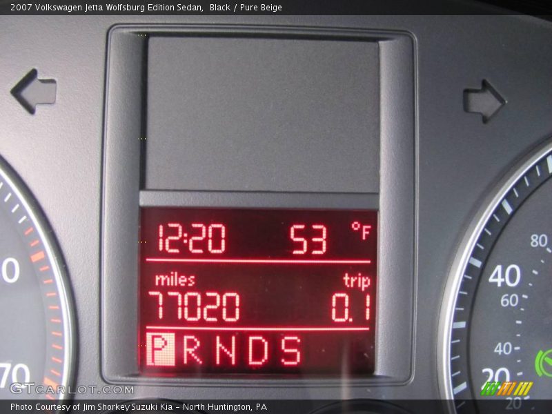 Black / Pure Beige 2007 Volkswagen Jetta Wolfsburg Edition Sedan