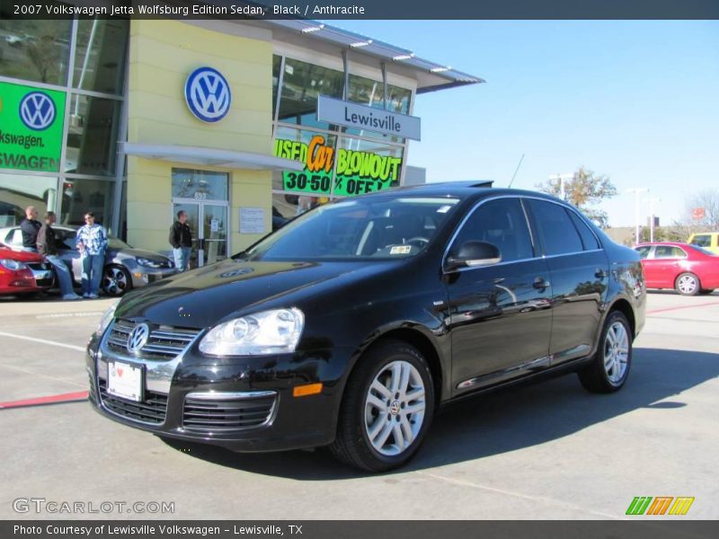 Black / Anthracite 2007 Volkswagen Jetta Wolfsburg Edition Sedan