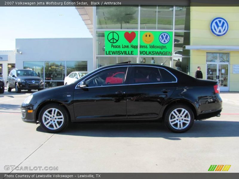 Black / Anthracite 2007 Volkswagen Jetta Wolfsburg Edition Sedan