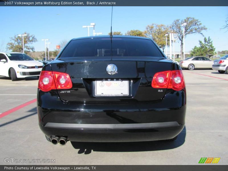 Black / Anthracite 2007 Volkswagen Jetta Wolfsburg Edition Sedan