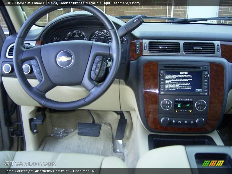 Amber Bronze Metallic / Light Cashmere/Ebony 2007 Chevrolet Tahoe LTZ 4x4
