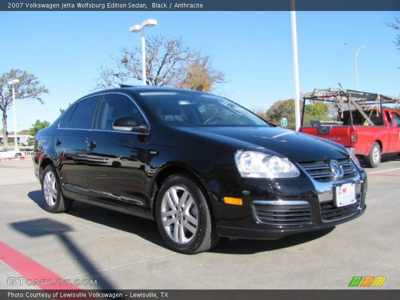 Black / Anthracite 2007 Volkswagen Jetta Wolfsburg Edition Sedan