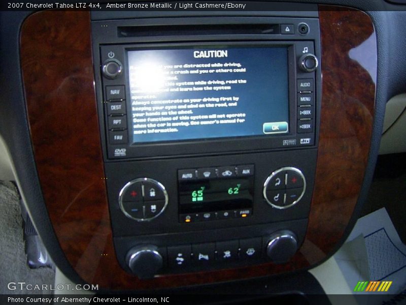 Amber Bronze Metallic / Light Cashmere/Ebony 2007 Chevrolet Tahoe LTZ 4x4