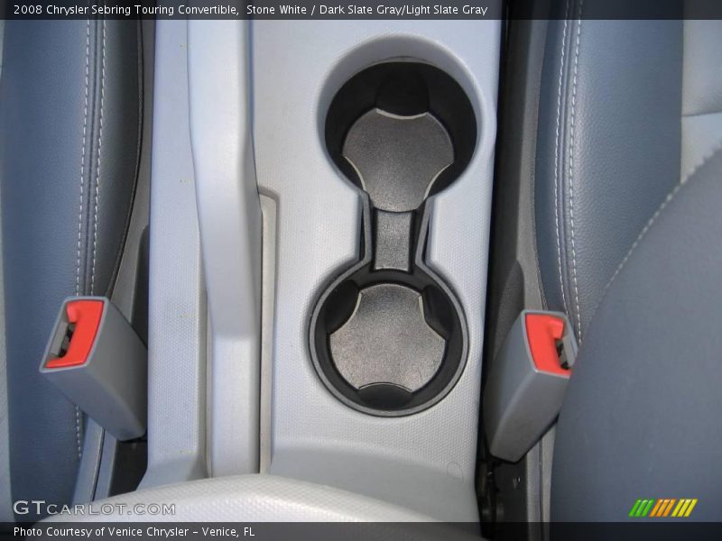 Stone White / Dark Slate Gray/Light Slate Gray 2008 Chrysler Sebring Touring Convertible