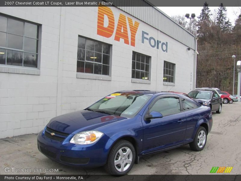 Laser Blue Metallic / Ebony 2007 Chevrolet Cobalt LT Coupe