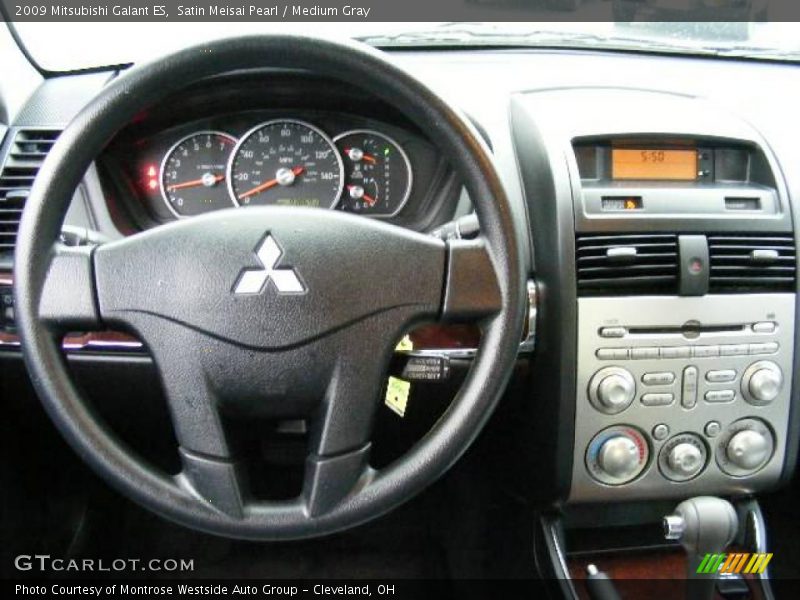Satin Meisai Pearl / Medium Gray 2009 Mitsubishi Galant ES